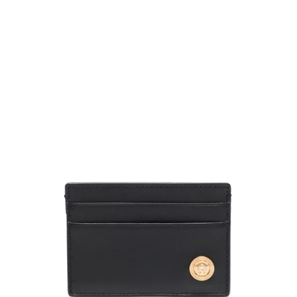 Versace Medusa Biggie Cardholder – Black/Gold